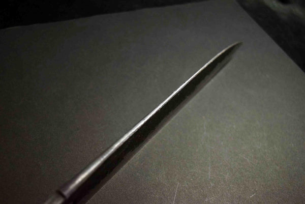 Japanese Chef Knife Mazaki Naoki Hon Sanmai WT2 BK Nashiji Bullnose Gyuto 225mm★