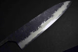 Japanese Chef Knife Mazaki Naoki Hon Sanmai WT2 BK Nashiji Bullnose Gyuto 225mm★