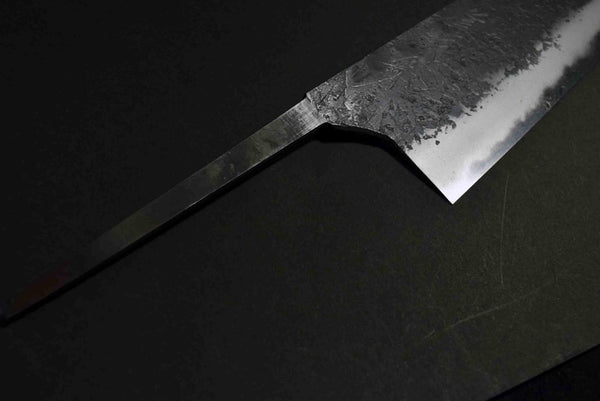 Japanese Chef Knife Mazaki Naoki Hon Sanmai WT2 BK Nashiji Bullnose Gyuto 225mm★