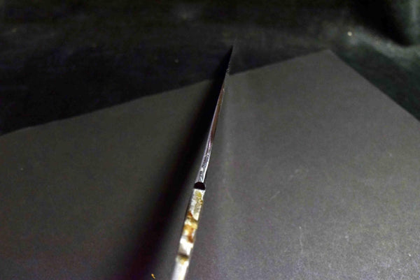 Japanese Chef Knife Mazaki Naoki Hon Sanmai Aogami Super Migaki Gyuto 240mm★