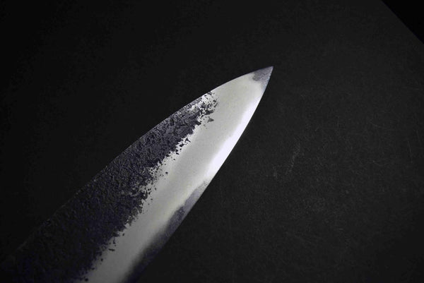 Japanese Chef Knife Mazaki Naoki Hon Sanmai Aogami Super KuroNashiji Gyuto 255mm★