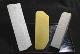 Japanese Natural Whetstone Palm Size stone 3 x Assort 1074g for knives F/S TK155★