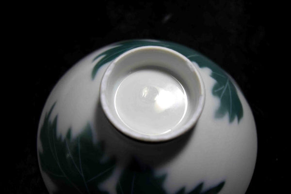 Japanese kiyomizu Ware  Rice Bowl 2pcs Set Vtg. Porcelain from Japan 138★