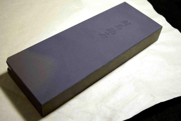 Japanese Natural Whetstone Tsushima Black 30'Size+ 1099g Nagasaki Pref.★