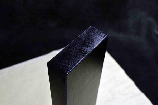 Japanese Natural Whetstone Tsushima Black 30'Size+ 1099g Nagasaki Pref.★