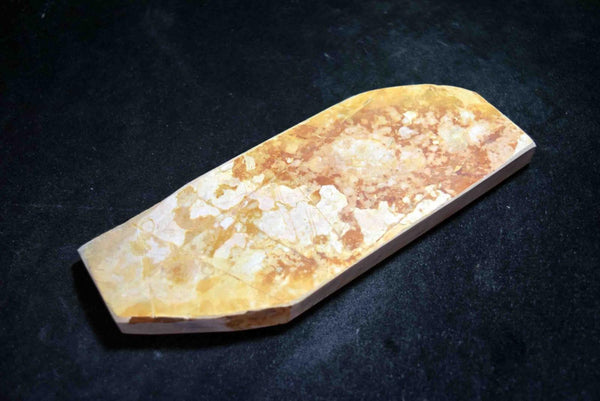 Japanese Natural Whetstone * Rare* Shohonyama Nakayama Yellow Karasu 337g Kyoto★