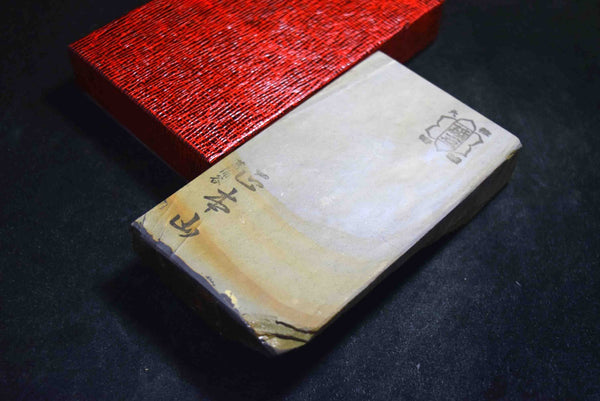 Japanese Natural Whetstone Shohonyama  Shobudani Hard Asagi 684g for razor *F/S*★