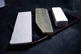 Japanese Natural Whetstone Palm Size stone 3 x Assort 1061g for Razors F/S TK157★