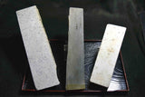 Japanese Natural Whetstone Palm Size stone 3 x Assort 1207g for Razors F/S TK159★