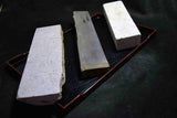 Japanese Natural Whetstone Palm Size stone 3 x Assort 1207g for Razors F/S TK159★