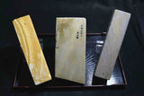 Japanese Natural Whetstone Palm Size stone 3 x Assort 1268g for knives F/S TK158★