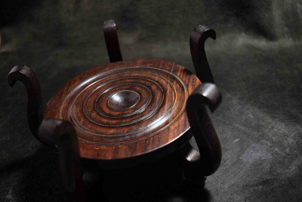 Japanese Ebony Wooden Display Stand / Flower Stand Vtg. from Japan 148★