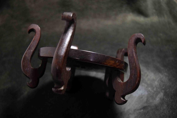 Japanese Ebony Wooden Display Stand / Flower Stand Vtg. from Japan 148★