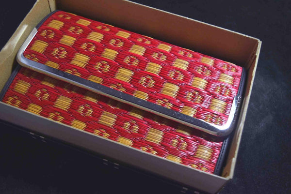 Japanese Braided Clutch Bag (Amitate Style) Vtg. Japan 150★