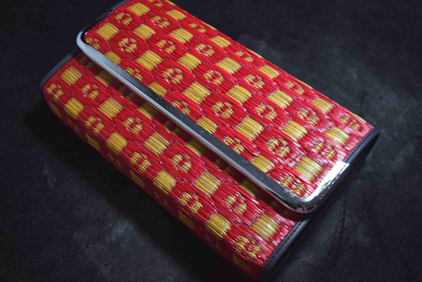 Japanese Braided Clutch Bag (Amitate Style) Vtg. Japan 150★