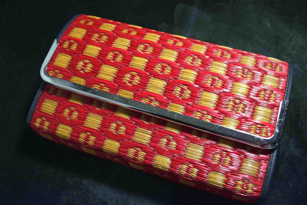 Japanese Braided Clutch Bag (Amitate Style) Vtg. Japan 150★