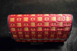 Japanese Braided Clutch Bag (Amitate Style) Vtg. Japan 150★