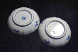 Japanese Arita blue and white porcelain small plate 2pcs Set 139★