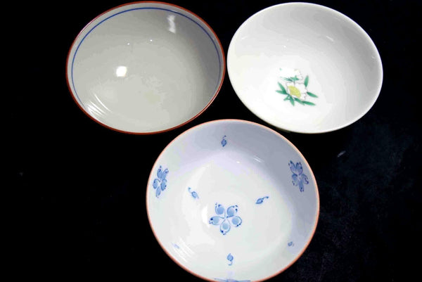 Japanese Arita porcelain Rice Bowl 3pcs  Set from Japan 143★