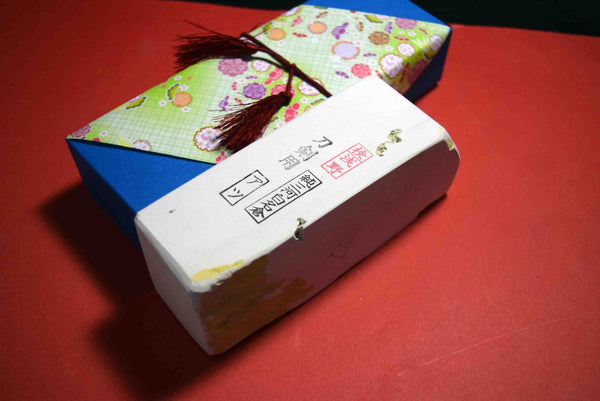 Japanese Natural Whetstone Asano Mikawa Nagura Atsu for Sword 588g Aichi  F/S★