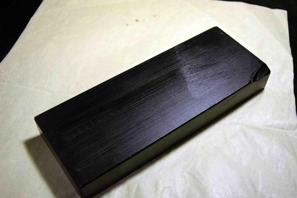 Japanese Natural Whetstone Tsushima Black 30'Size+ 1213g Nagasaki Pref.★