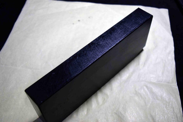 Japanese Natural Whetstone Tsushima Black 30'Size+ 1213g Nagasaki Pref.★
