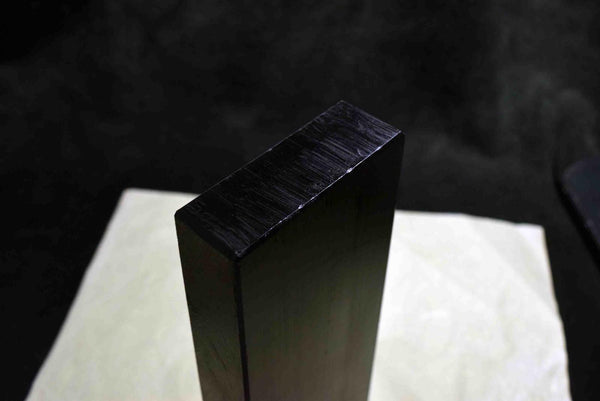 Japanese Natural Whetstone Tsushima Black 30'Size+ 1213g Nagasaki Pref.★