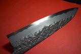 ●Japanese Chef Knife Kisuke Manaka Kurogane Series Blue 1 Tsuchime Gyuto 240mm 4.19