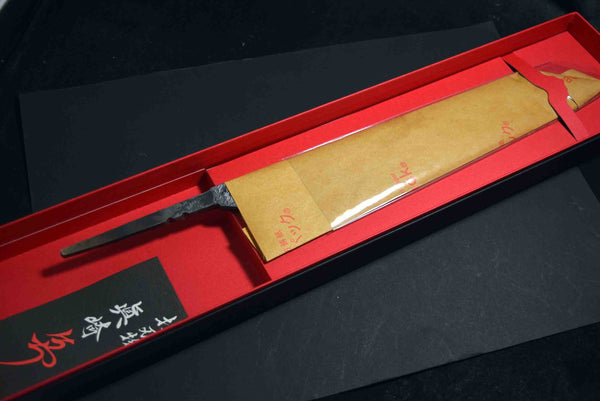●Chef Knife Mazaki Naoki Hon Sanmai Blue 1 Black Nashiji Kiritsuke Gyuto 270mm 5.11