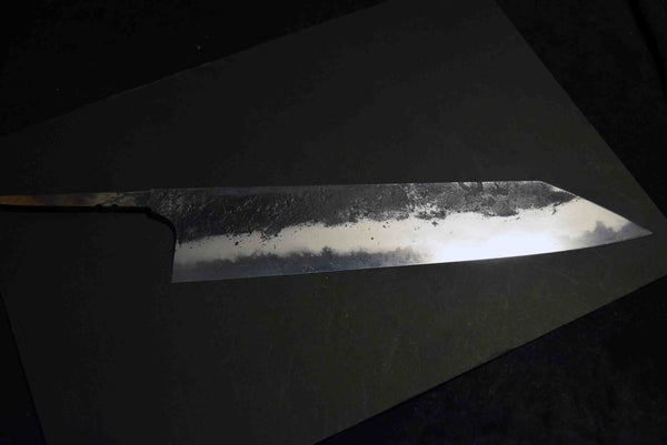 ●Chef Knife Mazaki Naoki Hon Sanmai Blue 1 Black Nashiji Kiritsuke Gyuto 270mm 5.11