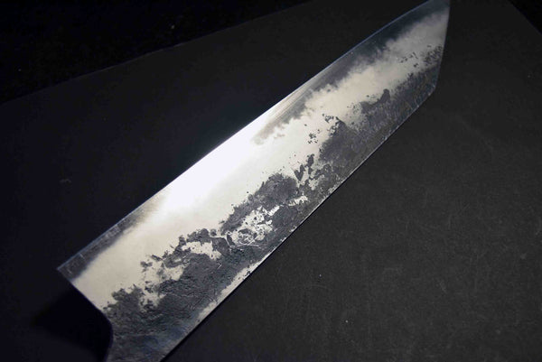 ●Chef Knife Mazaki Naoki Hon Sanmai Blue 1 Black Nashiji Kiritsuke Gyuto 270mm 5.11