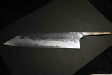 ●Japanese Chef Knife Mazaki Naoki Hon Sanmai Aogami Super Black Nashiji Kiritsuke Gyuto 240mm 5.11