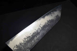 ●Japanese Chef Knife Mazaki Naoki Hon Sanmai Aogami Super Black Nashiji Kiritsuke Gyuto 240mm 5.11