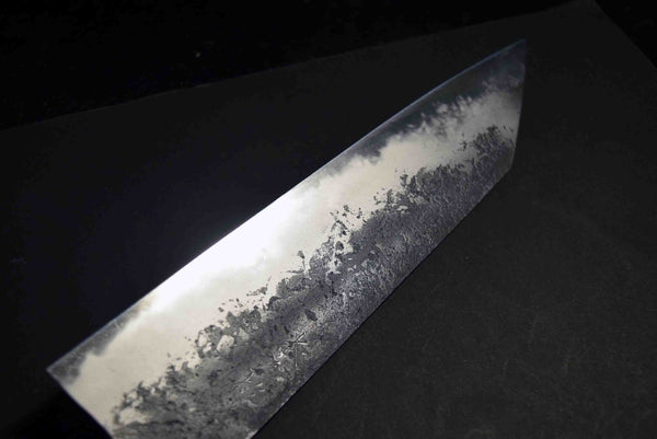 ●Japanese Chef Knife Mazaki Naoki Hon Sanmai Aogami Super Black Nashiji Kiritsuke Gyuto 240mm 5.11