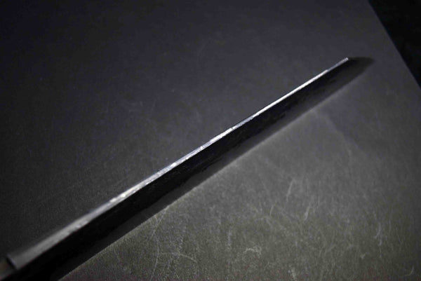 ●Japanese Chef Knife Mazaki Naoki Hon Sanmai Aogami Super Black Nashiji Kiritsuke Gyuto 240mm 5.11
