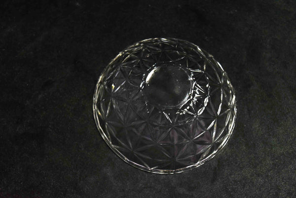 ●Vintage Japanese Pressed Glass Small Bowls Set of 8 – Showa Retro 161 - 5.18　