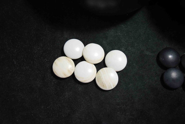 ●Vintage Japanese Go Game Set – Black & White Stones with Bowls – Showa Retro 165 - 5.18