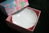 ●Japanese National Treasure Inoue Manji Arita White Porcelain Lobed Bowl Hakuji Japan Art Pottery 169 5.24