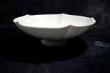 ●Japanese National Treasure Inoue Manji Arita White Porcelain Lobed Bowl Hakuji Japan Art Pottery 169 5.24