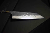 ●Japanese Chef Knife Mazaki Naoki Hon Sanmai Aogami Super Black Nashiji Kiritsuke Gyuto 210mm 5.11