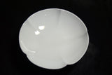 ●Japanese National Treasure Inoue Manji Arita White Porcelain Lobed Bowl Hakuji Japan Art Pottery 169 5.24