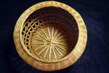 ●Japanese Woven Bamboo Basket Traditional Folk Craft Rustic Decor 160 - 5.18