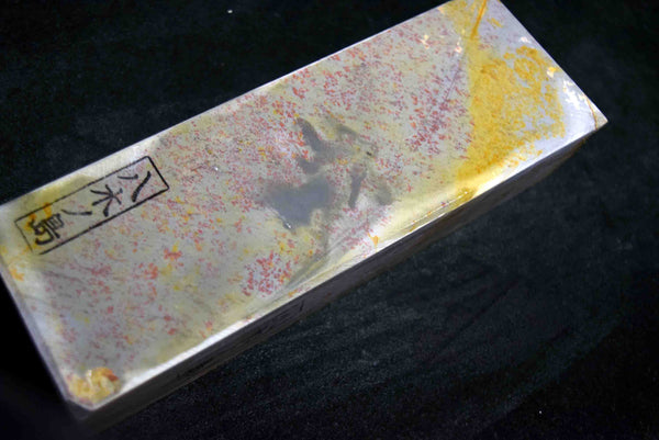 ●Japanese Natural Whetstone *Rare* Yaginoshima Renge Suita 682g from Kyoto 4.19