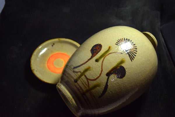 ●Japanese Koishiwara / Fushina Style Large Mingei Flower Vase from Japan 168 5.24
