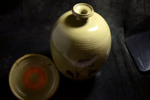 ●Japanese Koishiwara / Fushina Style Large Mingei Flower Vase from Japan 168 5.24