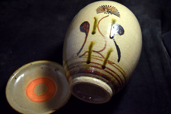 ●Japanese Koishiwara / Fushina Style Large Mingei Flower Vase from Japan 168 5.24