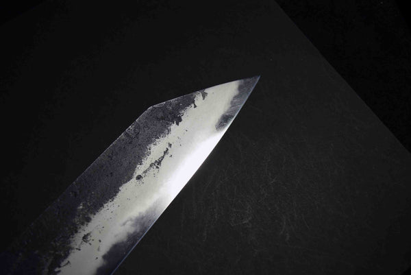 ●Chef Knife Mazaki Naoki Hon Sanmai Blue 1 Black Nashiji Kiritsuke Gyuto 240mm 5.11