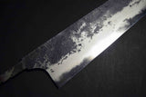 ●Chef Knife Mazaki Naoki Hon Sanmai Blue 1 Black Nashiji Kiritsuke Gyuto 240mm 5.11