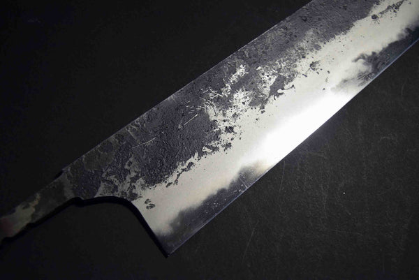 ●Chef Knife Mazaki Naoki Hon Sanmai Blue 1 Black Nashiji Kiritsuke Gyuto 240mm 5.11