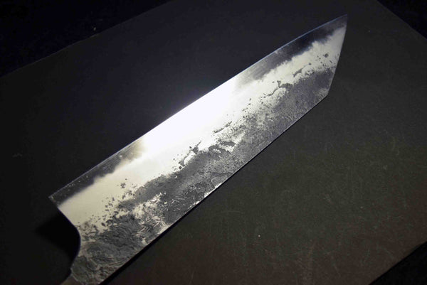 ●Chef Knife Mazaki Naoki Hon Sanmai Blue 1 Black Nashiji Kiritsuke Gyuto 240mm 5.11